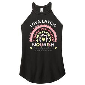 Love Latch Nourish National Breastfeeding Awareness Month Women’s Perfect Tri Rocker Tank