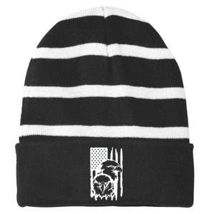 Load Striped Beanie with Solid Band