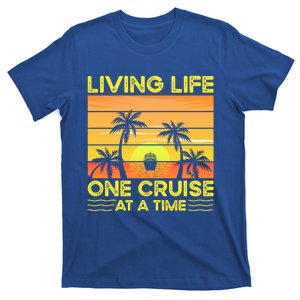 Living Life One Cruise At A Time Funny Cool Gift T-Shirt