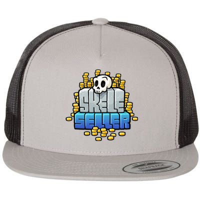 Logo Flat Bill Trucker Hat