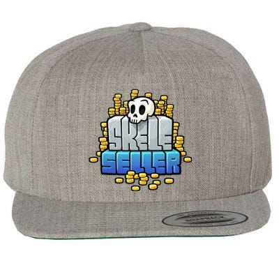 Logo Wool Snapback Cap