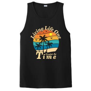 Living Life One Cruise At A Time Cruise Ship For Family Gift PosiCharge Competitor Tank