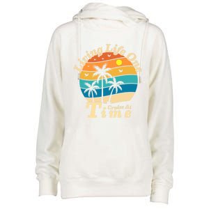 Living Life One Cruise At A Time Cruise Ship For Family Gift Womens Funnel Neck Pullover Hood