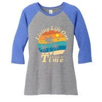 Living Life One Cruise At A Time Cruise Ship For Family Gift Women's Tri-Blend 3/4-Sleeve Raglan Shirt