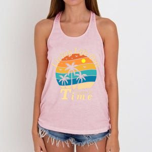 Living Life One Cruise At A Time Cruise Ship For Family Gift Women's Knotted Racerback Tank