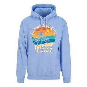 Living Life One Cruise At A Time Cruise Ship For Family Gift Unisex Surf Hoodie