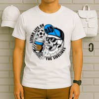 Living Life On The Sidelines Soccer Dad Coffee Skeleton T-Shirt
