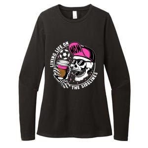 Living Life On The Sidelines Soccer Mom Coffee Skeleton Womens CVC Long Sleeve Shirt