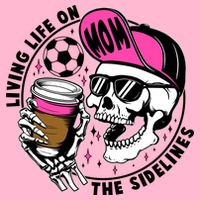 Living Life On The Sidelines Soccer Mom Coffee Skeleton Baby Bodysuit