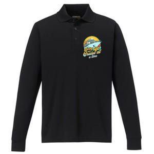 Living Life One Cruise At A Time Performance Long Sleeve Polo