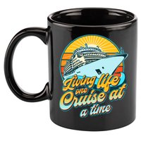 Living Life One Cruise At A Time 11oz C Handle Ceramic Mug