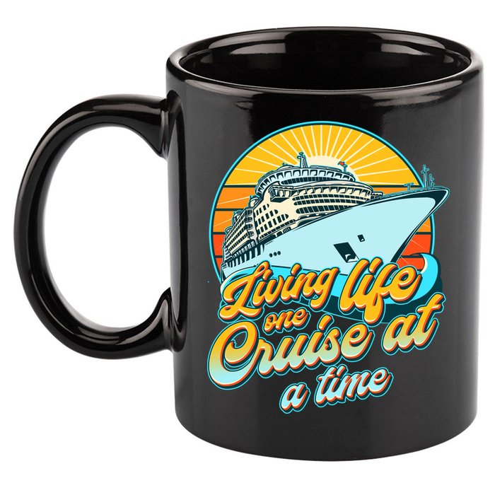 Living Life One Cruise At A Time 11oz C Handle Ceramic Mug
