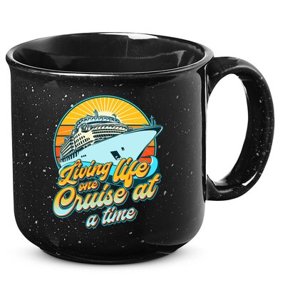 Living Life One Cruise At A Time 15oz Campfire Ceramic Mug