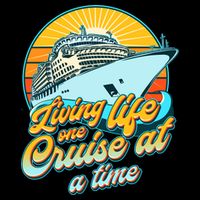 Living Life One Cruise At A Time 16 in Basic Backpack