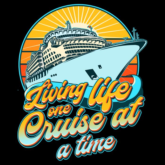 Living Life One Cruise At A Time Premium T-Shirt
