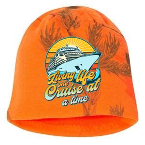 Living Life One Cruise At A Time Kati - Camo Knit Beanie