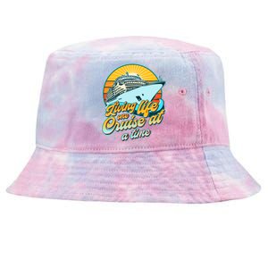 Living Life One Cruise At A Time Tie-Dyed Bucket Hat