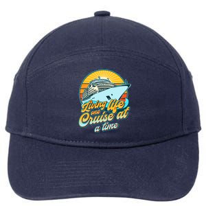 Living Life One Cruise At A Time 7-Panel Snapback Hat