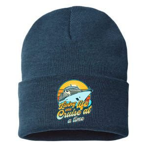 Living Life One Cruise At A Time Sustainable Knit Beanie