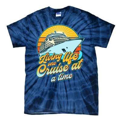 Living Life One Cruise At A Time Tie-Dye T-Shirt