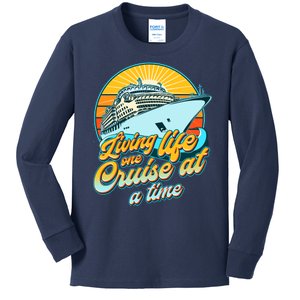 Living Life One Cruise At A Time Kids Long Sleeve Shirt