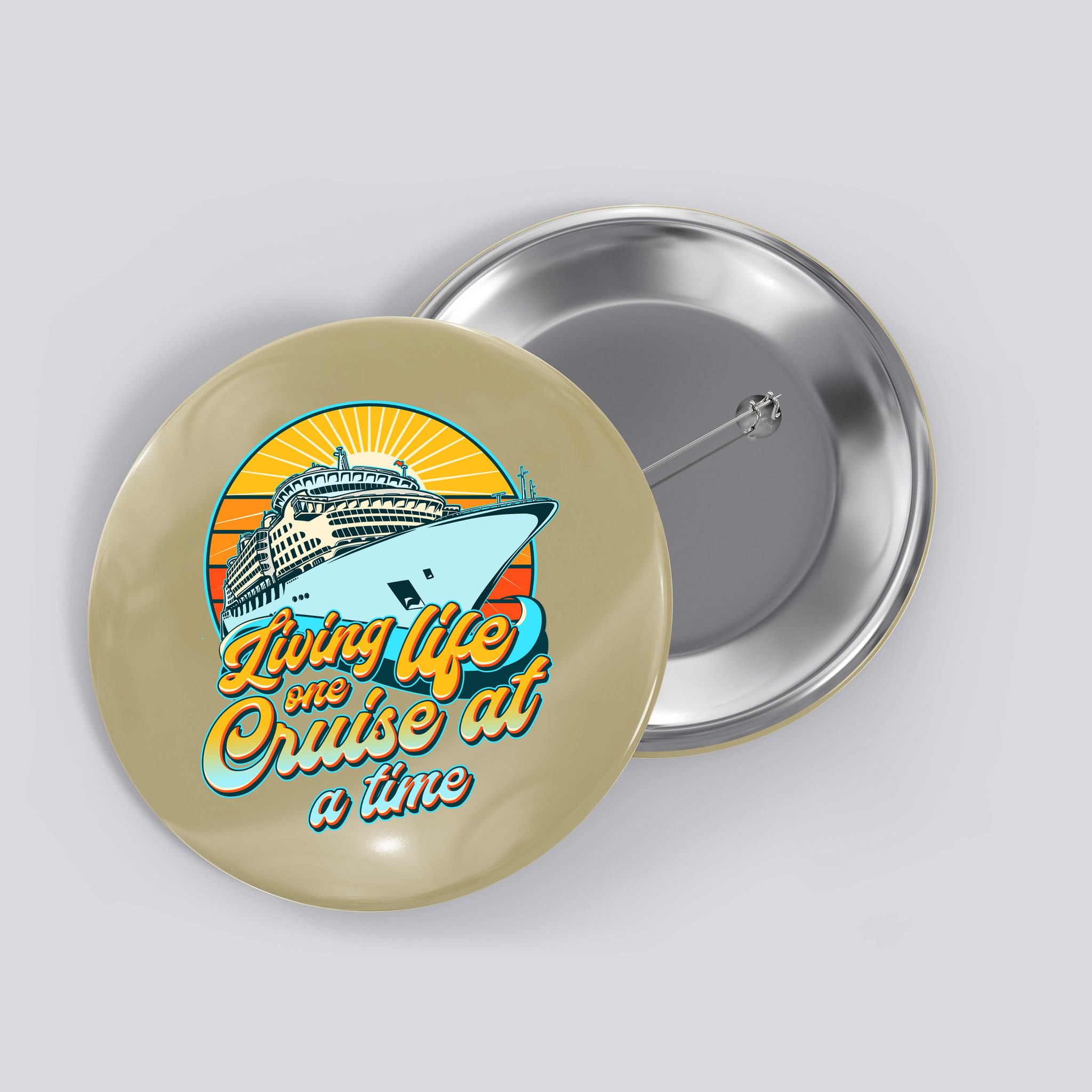 Living Life One Cruise At A Time Button