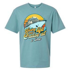 Living Life One Cruise At A Time Sueded Cloud Jersey T-Shirt