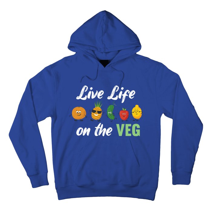 Live Life On The Veg – Vegan Lifestyle Funny Carrot Lover Funny Gift Hoodie