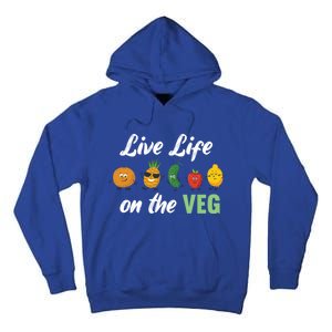 Live Life On The Veg – Vegan Lifestyle Funny Carrot Lover Funny Gift Tall Hoodie