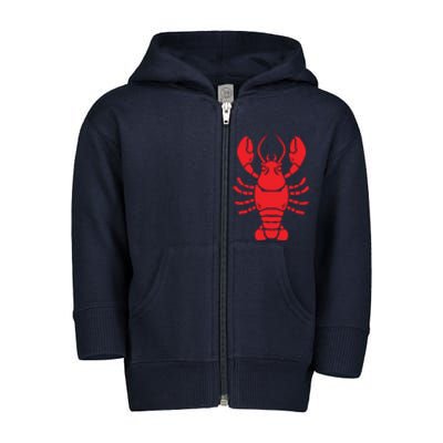 Lobster Toddler Zip Fleece Hoodie