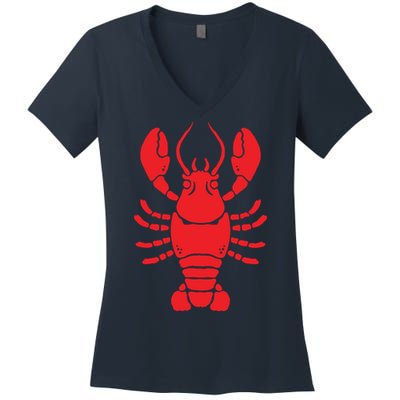 Lobster Women's V-Neck T-Shirt