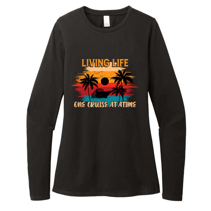 Living Life One Cruise A Time Accessories Cruise Ship Womens CVC Long Sleeve Shirt