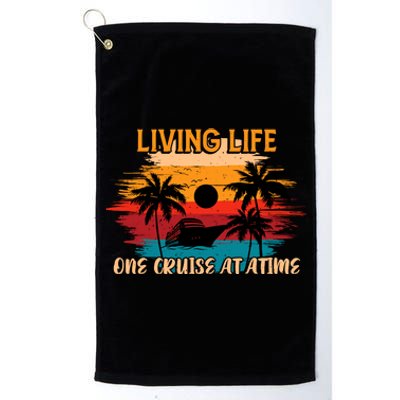 Living Life One Cruise A Time Accessories Cruise Ship Platinum Collection Golf Towel