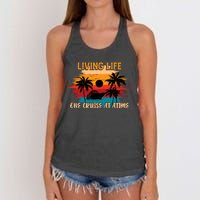 Living Life One Cruise A Time Accessories Cruise Ship Women's Knotted Racerback Tank