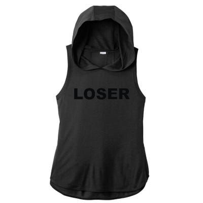 Loser Ladies PosiCharge Tri-Blend Wicking Draft Hoodie Tank