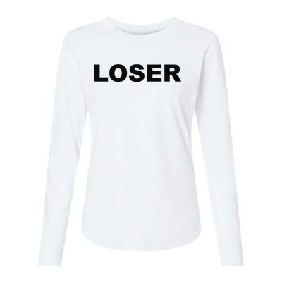 Loser Womens Cotton Relaxed Long Sleeve T-Shirt