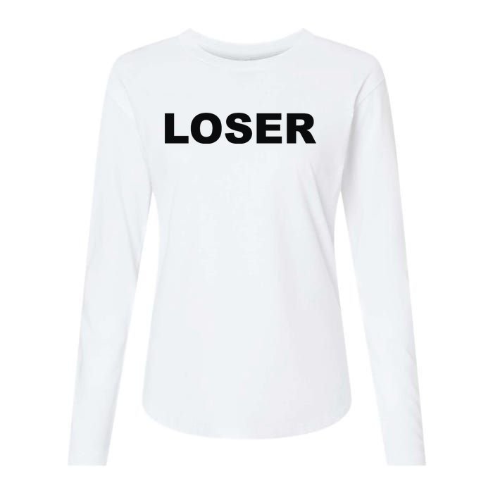 Loser Womens Cotton Relaxed Long Sleeve T-Shirt