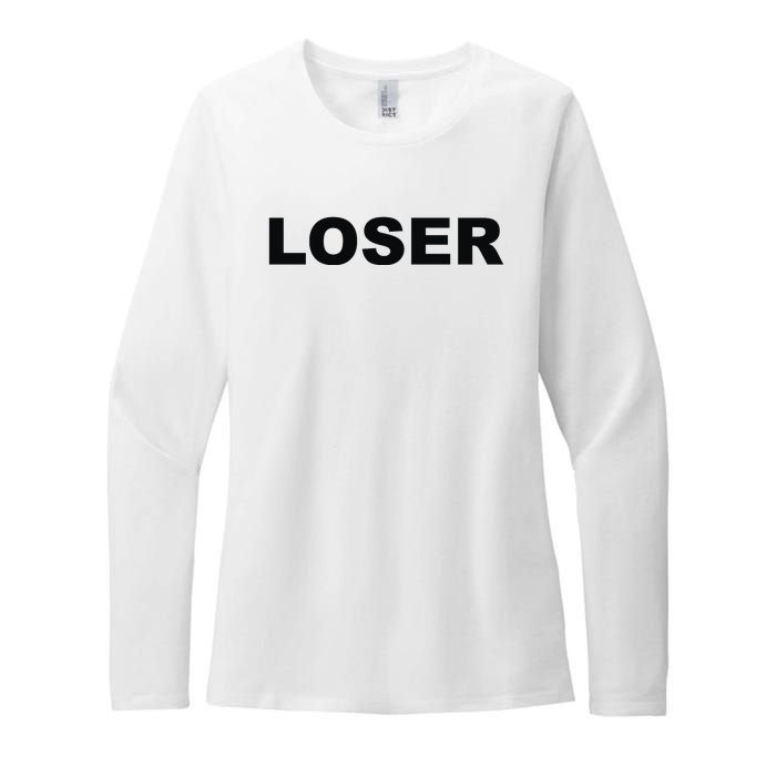 Loser Womens CVC Long Sleeve Shirt