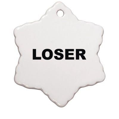 Loser Ceramic Star Ornament