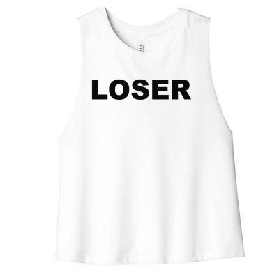 Loser Women's Racerback Cropped Tank