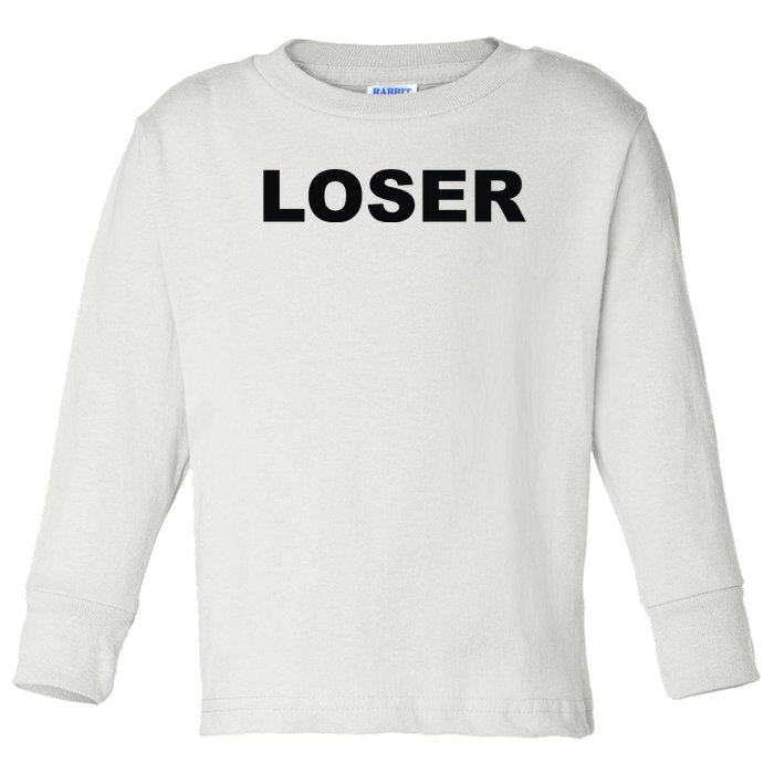 Loser Toddler Long Sleeve Shirt