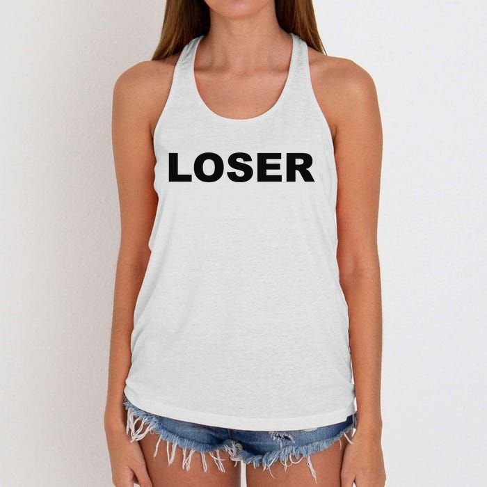 Loser Women's Knotted Racerback Tank