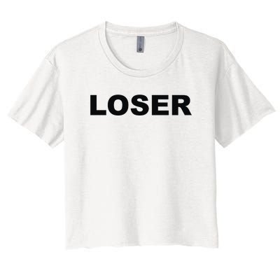 Loser Women's Crop Top Tee