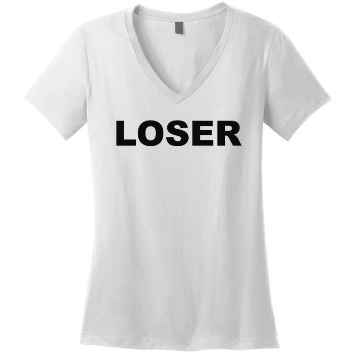 Loser Women's V-Neck T-Shirt