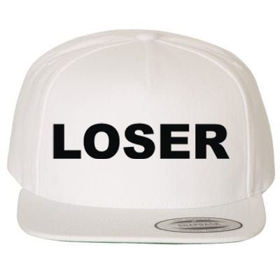 Loser Wool Snapback Cap