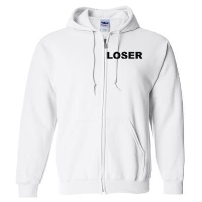 Loser Full Zip Hoodie