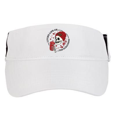 Living Life On The Bleachers Mama Skellington Adult Drive Performance Visor