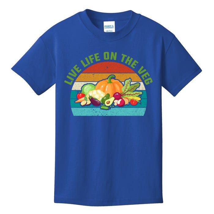 Live Life On The Veg Gift Kids T-Shirt