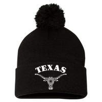 Longhorns Pom Pom 12in Knit Beanie