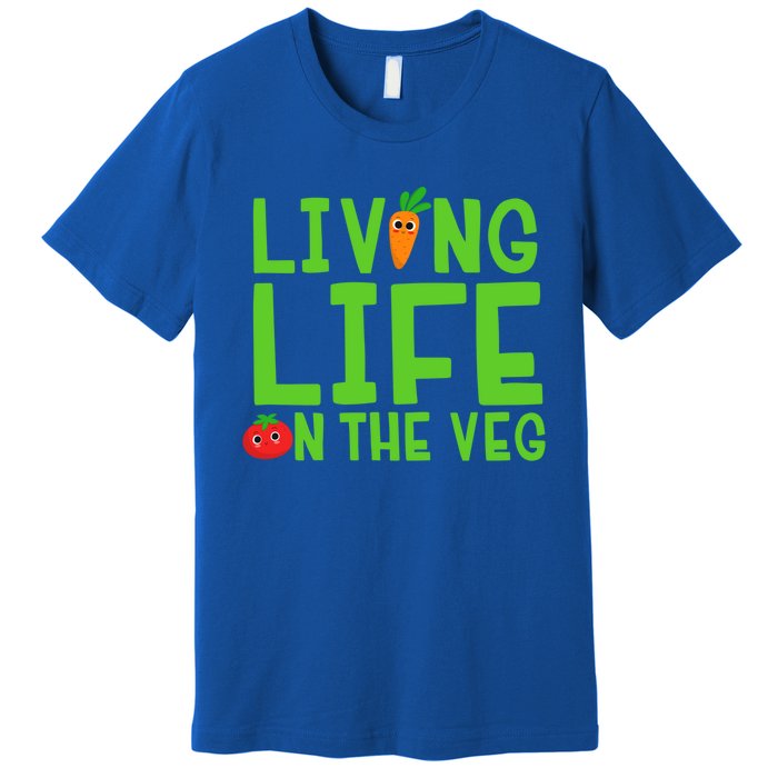 Living Life On The Veg Gift Premium T-Shirt